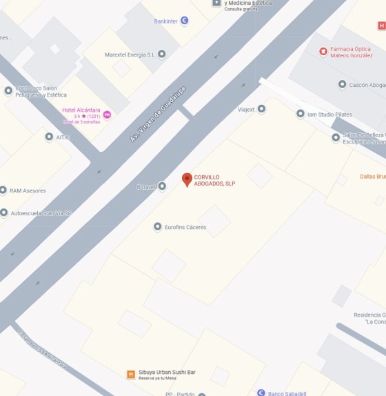 Mapa corvillo